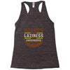 beards turn laziness into awesomeness Racerback Tank