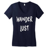 wanderlust Women's V-Neck T-Shirt