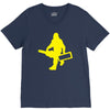 sasquatch guitar gear  funny bigfoot yeti comic monster retro V-Neck Tee