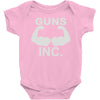 guns inc Baby Onesie