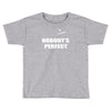 nobody's perfect  i'm nobody Toddler T-shirt