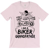 You Cant Scare Me I am Biker Grandfather T-Shirt
