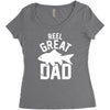 reel great dad Women's Triblend Scoop T-shirt