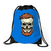 terror skull Drawstring Bags