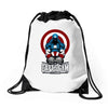 merry x mas you filthy animal 2 Drawstring Bags