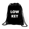 low key Drawstring Bags