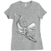 the squid vs Ladies Fitted T-Shirt