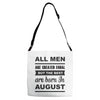 all men are created equal august Adjustable Strap Totes