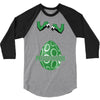 Preggosaurus Funny 3/4 Sleeve Shirt