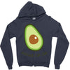 avocado fan club Zipper Hoodie