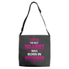 The Best Grammy Was Born In November Adjustable Strap Totes