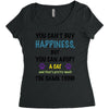 you can't buy happiness, but you can adopt a cat and that's pretty muc Women's Triblend Scoop T-shirt