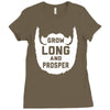 grow long and prosper funny Ladies Fitted T-Shirt