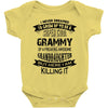 Super Cool Grammy Of A Freaking Awesome Granddaughter Baby Onesie