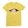 August Peeking Out Baby Boy in Spanish Ladies Fitted T-Shirt