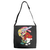 master of his universe Adjustable Strap Totes