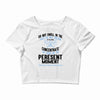 do not dwell in the past do not dream of the future concentrate the mi Crop Top