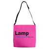 lamp   brick tamland likes this facebook thumbs up mens white t shirt Adjustable Strap Totes