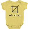 oh crop Baby Onesie
