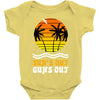 suns out guns out suns Baby Onesie