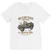 american army jeep V-Neck Tee