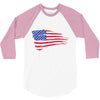 united states of america 3/4 Sleeve Shirt