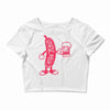artisan pickle 3 Crop Top