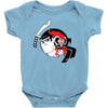 samurai jack and aku yin yang Baby Onesie