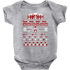 merry x mas you filthy animal Baby Bodysuit