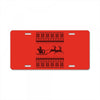 ugly santa claus License Plate