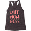 wife boss mom Racerback Tank