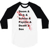 the heads 3/4 Sleeve Shirt