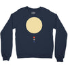 minimal solar system Crewneck Sweatshirt