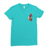realistic human heart Ladies Fitted T-Shirt
