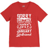 This Guy Is Taken By A Super Sexy January Girlfriend V-Neck Tee