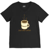 funny retro coffee V-Neck Tee