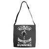 simple man running Adjustable Strap Totes