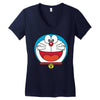 Doraemon Women's V-Neck T-Shirt