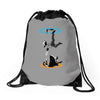 infinite loop Drawstring Bags