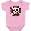 comic skull Baby Onesie