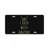 ragnar License Plate