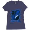 pocketless universe Ladies Fitted T-Shirt