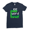 word muncher Ladies Fitted T-Shirt