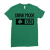 drink mode on Ladies Fitted T-Shirt