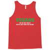 Vegans We're Not Crazy We're Just From The Future White Tank Top