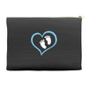 Baby Boy with Heart Any Name Customized Accessory Pouches