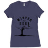 Winter (a215) Ladies Fitted T-Shirt