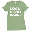 cool story bro Ladies Fitted T-Shirt