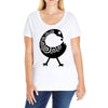 Sankofa Bird Ladies Curvy T-Shirt