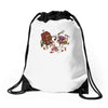bar fight Drawstring Bags
